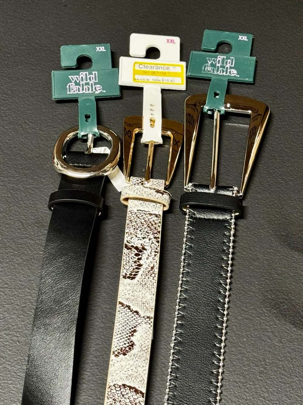 WB13 XXL (SAVE $28!) 3-Belt Bundle NWT